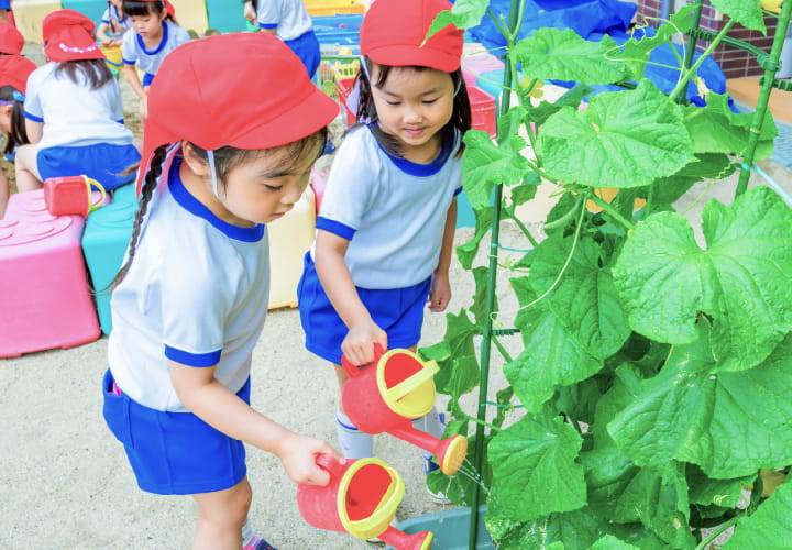 京都幼稚園の園児の活動イメージ写真