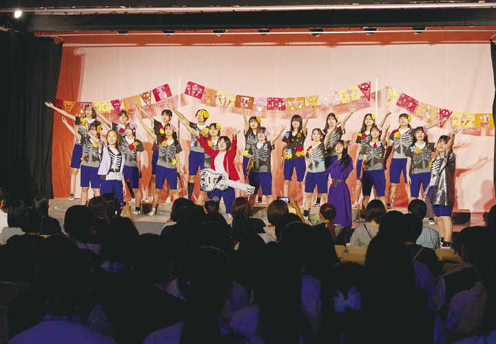 京都女子中学校文化祭の様子